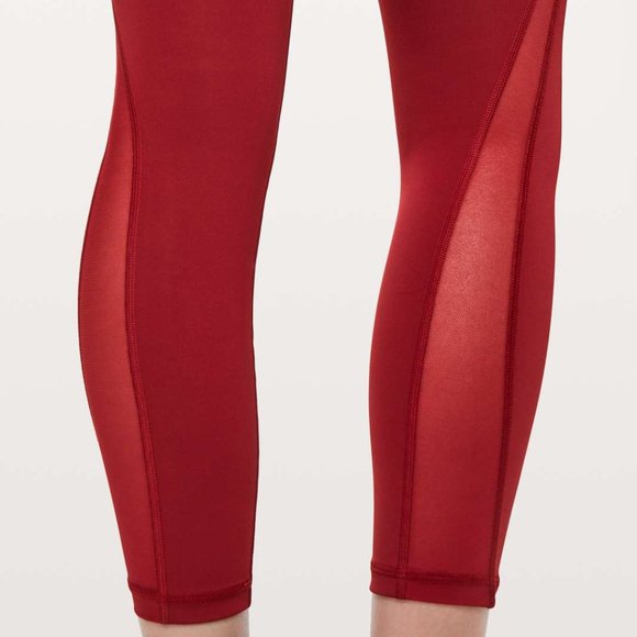 Lululemon Train Times 7/8 Pant 25" - Red - Picture 3 of 5